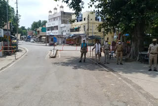 Lockdown in Alwars Kotwali, अलवर के कोतवाली में लगा लॉकडाउन