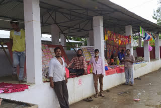 Silence in rakhi market