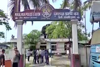 hungama created at mukalmua due to death of a women nalbari assam etv bharat news