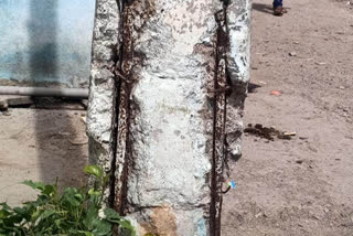 Power pole damaged near busy street but officers look after it