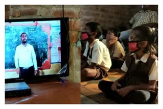 Offline videos for student education made by teachers at Gadchiroli