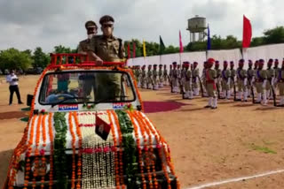 passing out parade in chitrakoot