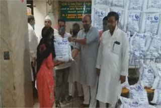 distribution of rations to the needy people in ajmer rajasthan