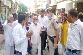 mla ramkumar kashyap meet binjhaul villagers in police lathicharge csae panipat