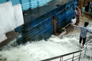 Tapti lake over flow