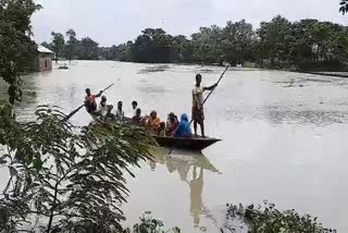 Assam flood Report update Etv bharat news