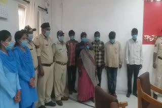 Seven accused arrested