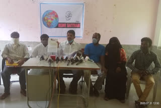 nenu saitham ngo demanded for take action on sand mafia in mahaboobnagar