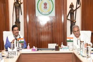 CM Bhupesh and Union Minister Prahlad Joshi