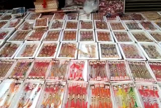 hastsal market boycotted chinese products in delhi