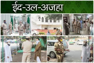 delhi ncr Police aware religious leaders to following COVID-19 rules on Eid