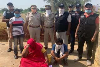 woman and man arrested for drug trafficking in hisar