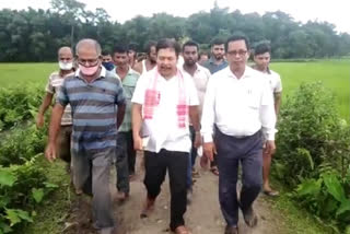 Goreswar erosion area visited by MP Naba Sarania