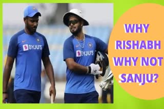 Rishabh pant and Sanju samson