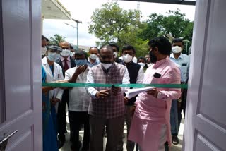Minister C. T. Ravi inaugurates New Kovid Testing Center