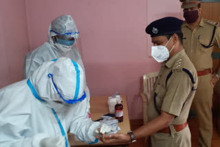 malappuram police  police covid test  antibody test  മലപ്പുറം കൊവിഡ്  മലപ്പുറം പൊലീസ്  ആന്‍റിബോഡി പരിശോധന