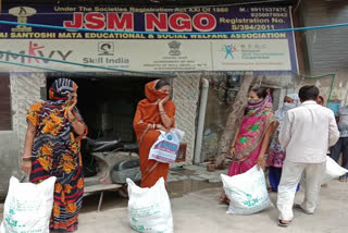 JSM NGO distributed ration