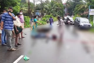 പത്തനംതിട്ട  പത്തനംതിട്ട അപകടം  ബൈക്കപകടം  pathanamthitta  bike accident  pathanamthitta accident