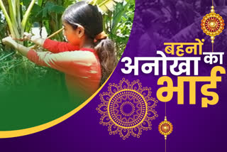 Rakshabandhan celebrates the tree by tying a rakhi