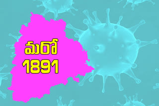 తెలంగాణలో మరో 1891 కరోనా పాజిటివ్ కేసులు