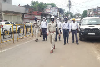 Foot march carried out in the city to improve traffic