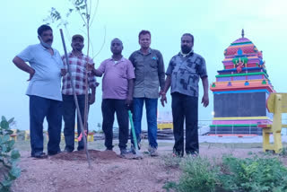 haritha haram program by the gangaputra union in karimnagar district