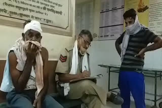 Attack on elderly couple, etv bharat hindi news