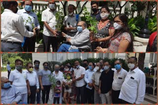 Plantation program was organized at DLF Captain Green, Moti Nagar of Delhi