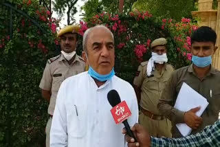 Minister Sukhram Bishnoi, etv bharat hindi news