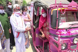 former minister manish grover will get free pink autos for women on rakshabandhan in rohtak