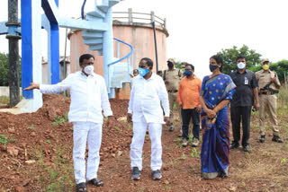 minister sabitha indra reddy visit kowkuntla village in rangareddy district