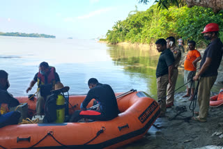 Youth went missing while partying on the banks of the Brahmaputra