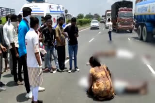 accident near Kapurai Chokdi