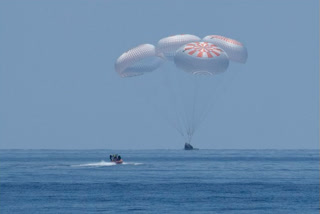 Spacex Astronauts splashed down, marking the first splashdown of an American crew spacecraft in 45 years.