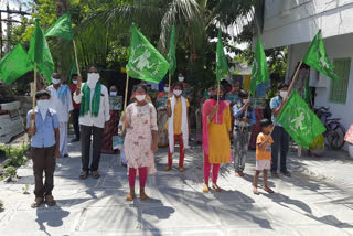 amaravathi farmers demands for all guntur mlas resignation