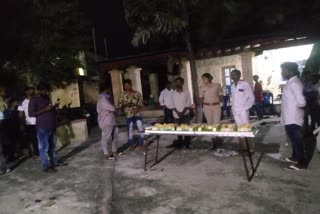 Birthday celebration in Police Station in Yadgir