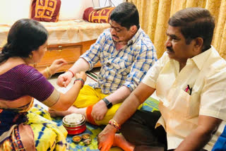 ponnam prabhakar rakhi celebrations