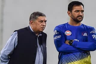 N Srinivasan recalls when MS Dhoni