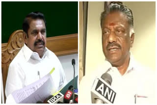 Tamil Nadu Chief Minister K Palaniswami and Deputy Chief Minister O Panneerselvam