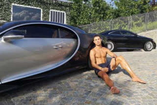 Cristiano Ronaldo owns bugatti centodieci car worth of 75 crores