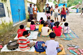 youths giving free education in katihar