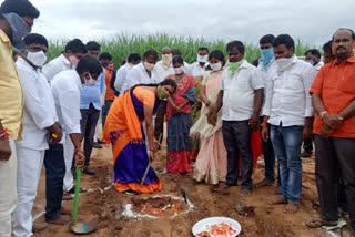 Medak MLA Padma Devender Reddy Inaugurates development works