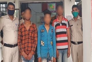 Three minor thieve arrested for selling stolen motorcycles in indore