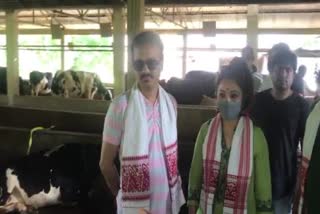 Zubeen Garg visited Assam Livestock And Poultry Corporation