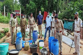 ligal Liquor seized in Assam Guwhati
