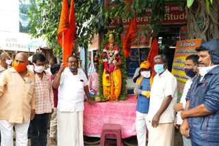 devotees of srirama  prayers at nellore