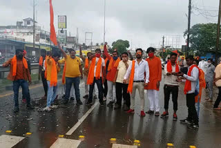 Celebration in Kondagaon on the occasion of ram temple foundation stone