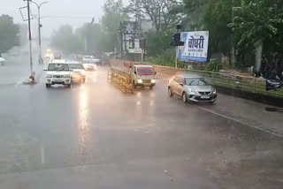 चित्तौड़गढ़ में जमकर हुई बारिश, heavy rain occurs Chittorgarh