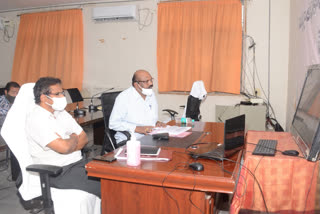 additional collector nagesh review meeting with doctors and amns in medak district