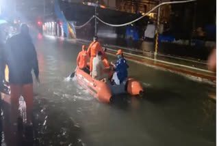 Two trains stuck between Masjid and Bhaykhala railway station in Mumbai, 55 passengers rescued